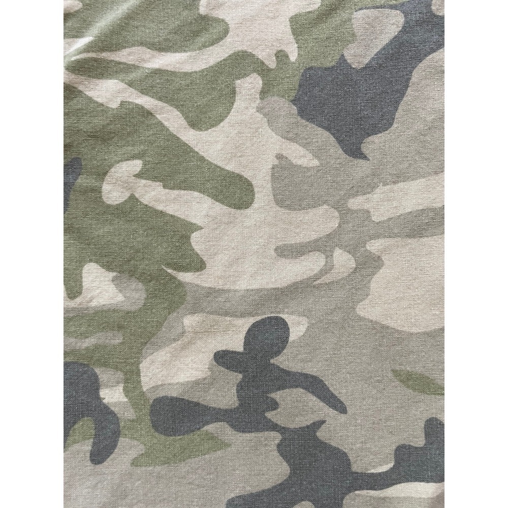 90s Vintage LL Bean Mens Large Button Down Shirt Green Camo Traditional - Picture 5 of 13